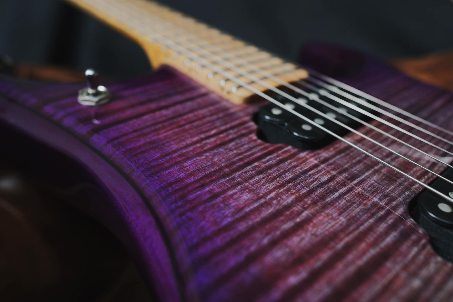 Ernie Ball Music Man JP15 Purple Nebula Flame Top (Used)