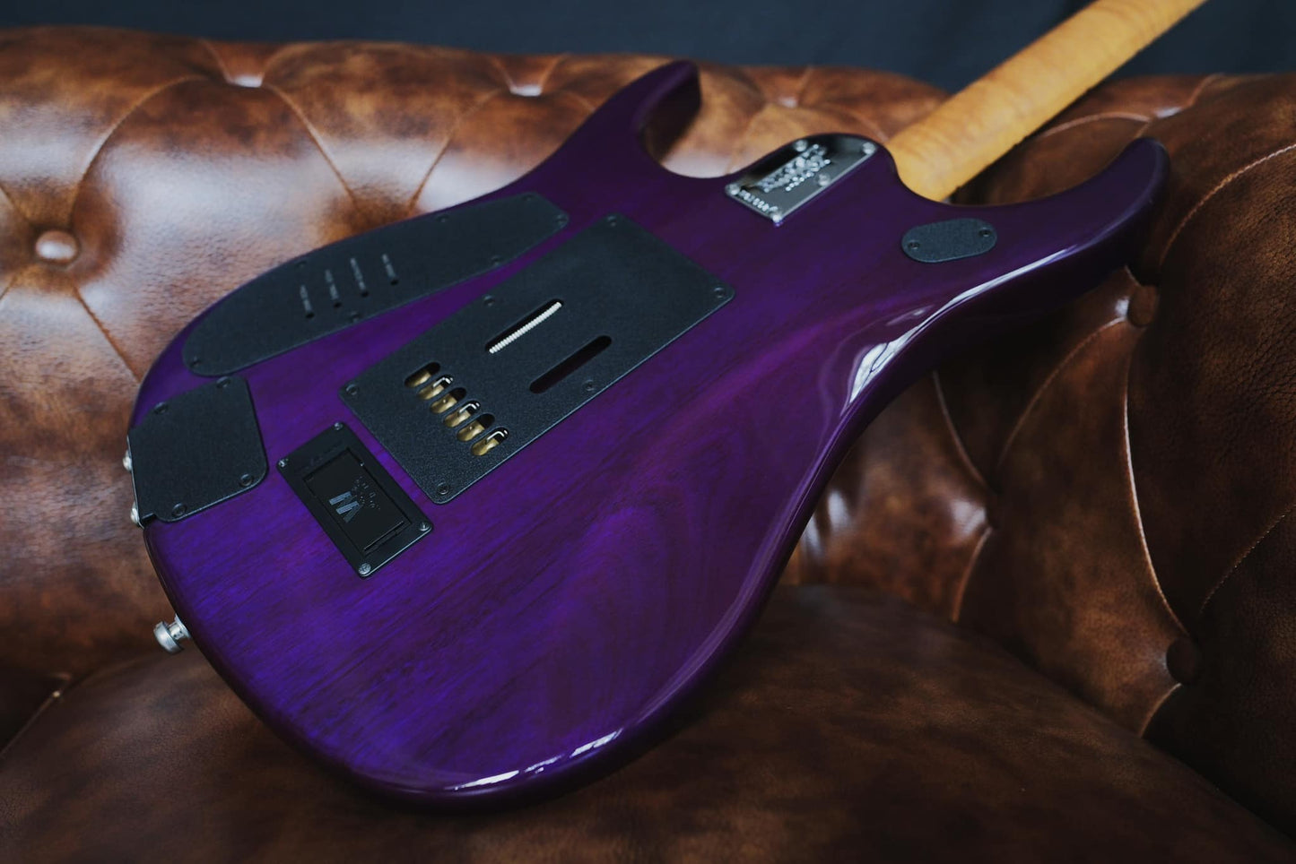 Ernie Ball Music Man JP15 Purple Nebula Flame Top (Used)