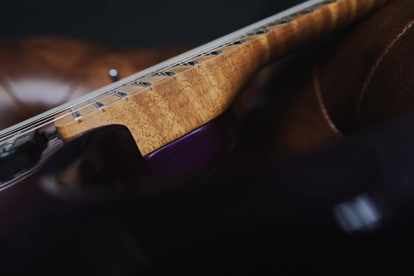 Ernie Ball Music Man JP15 Purple Nebula Flame Top (Used)