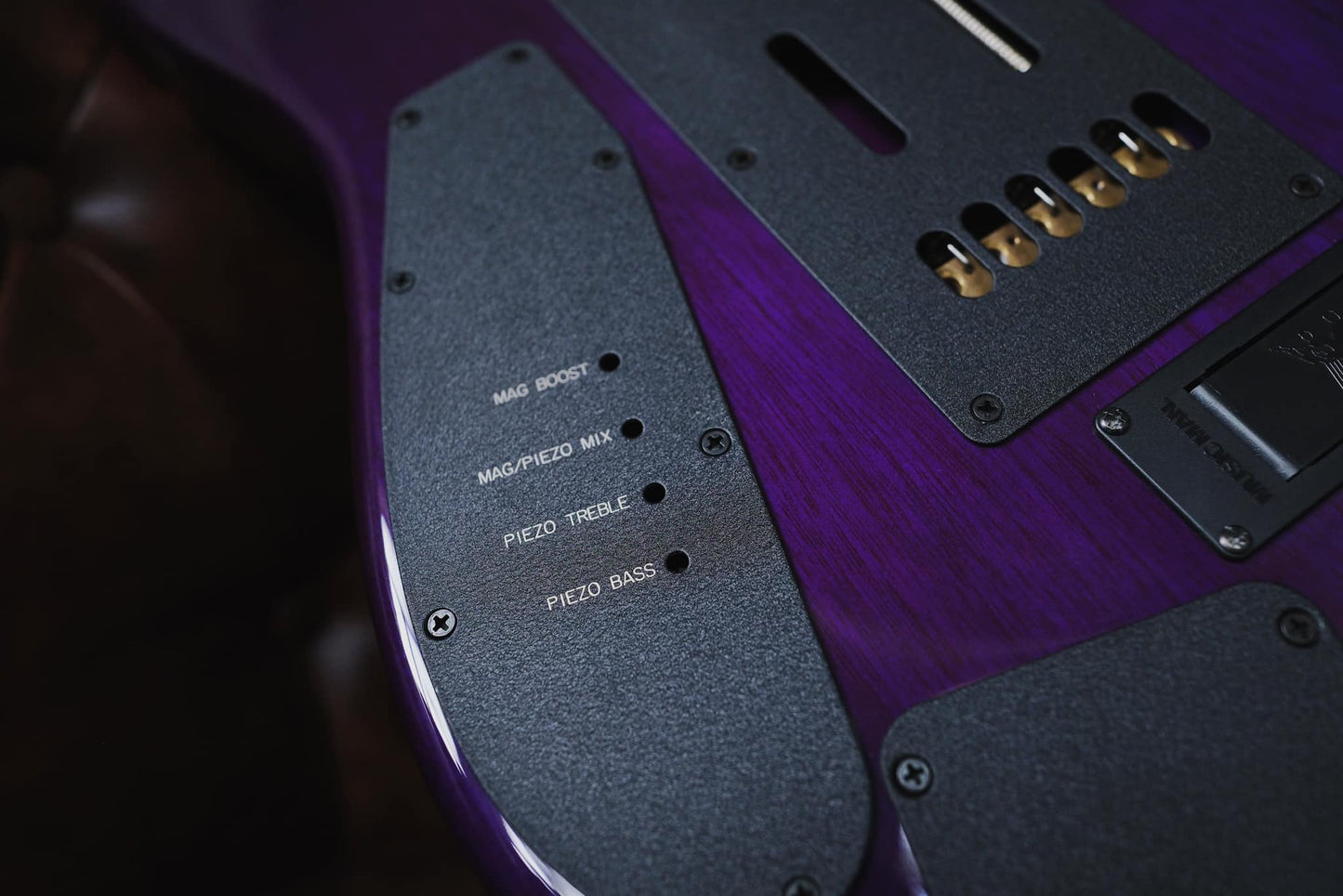 Ernie Ball Music Man JP15 Purple Nebula Flame Top (Used)