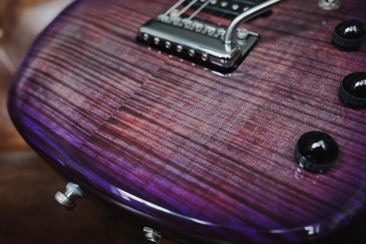 Ernie Ball Music Man JP15 Purple Nebula Flame Top (Used)