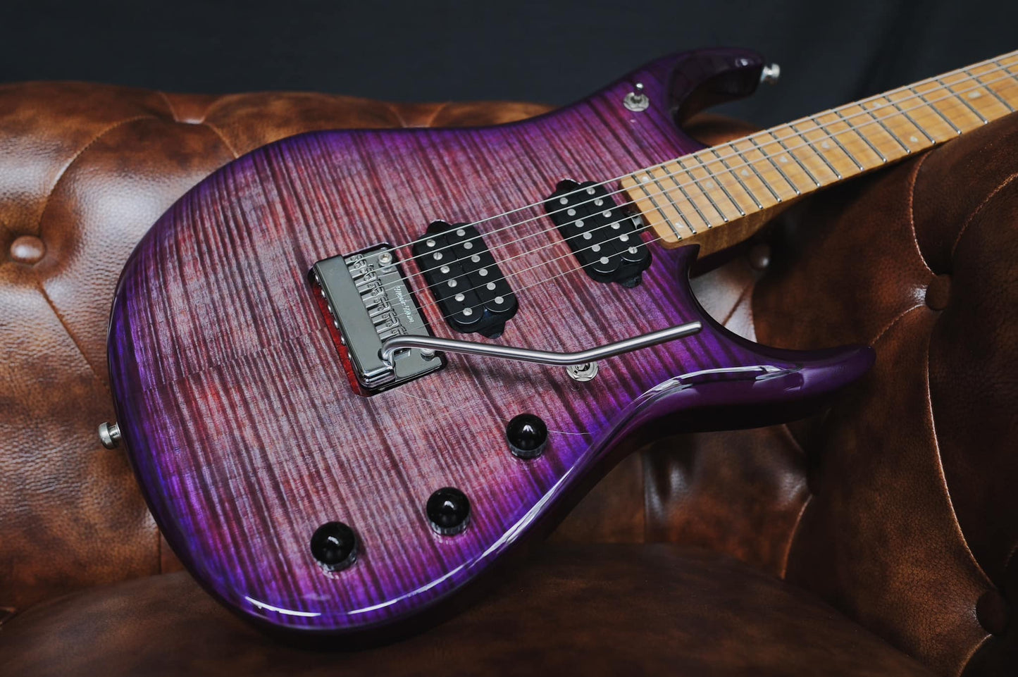 Ernie Ball Music Man JP15 Purple Nebula Flame Top (Used)