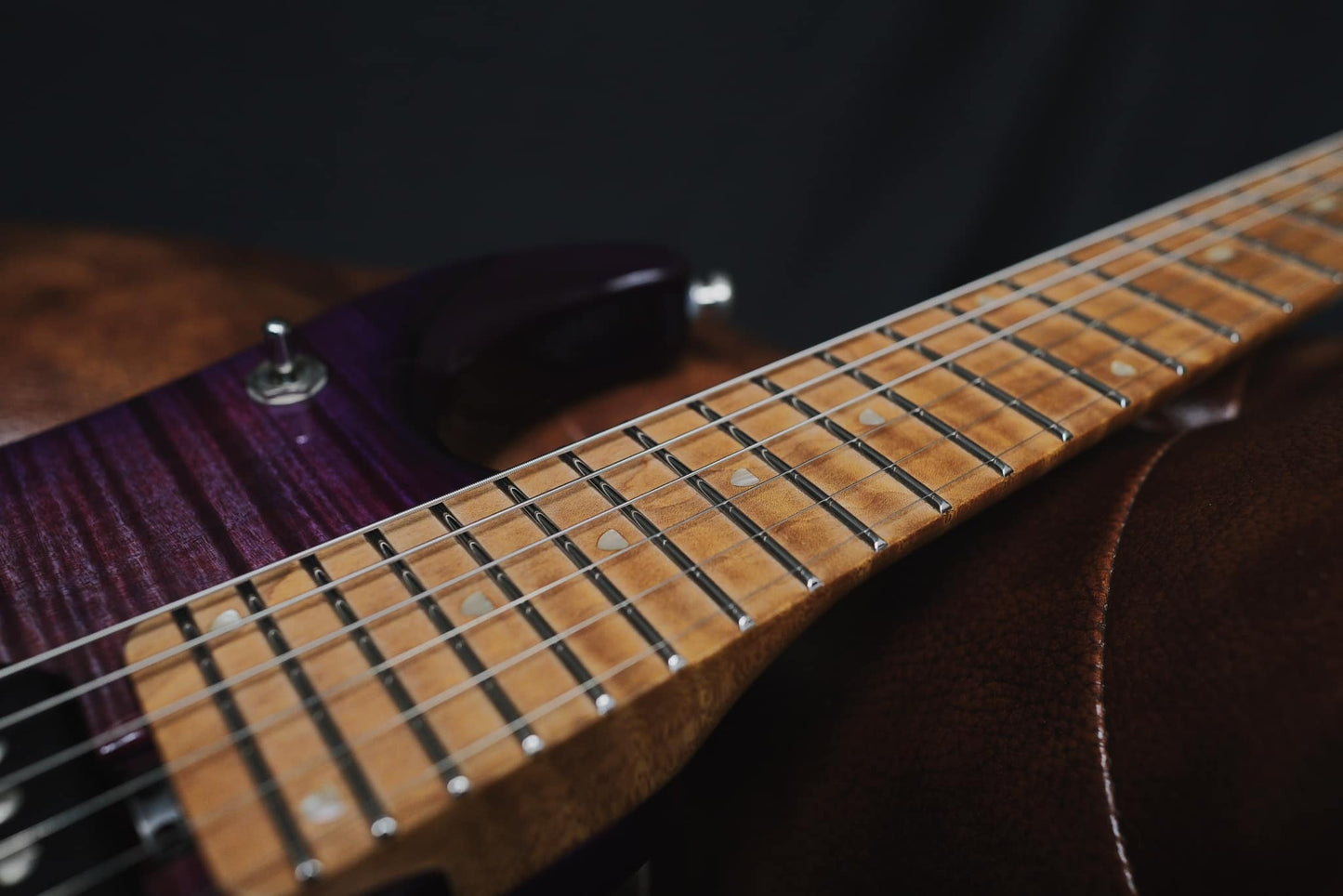 Ernie Ball Music Man JP15 Purple Nebula Flame Top (Used)