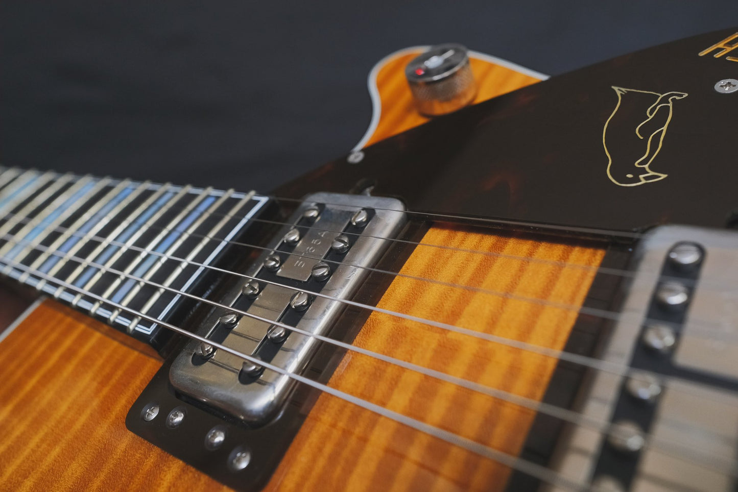 Gretsch G6134TFM-NH Nigel Hendroff Signature Penguin Amber Flame (Used)