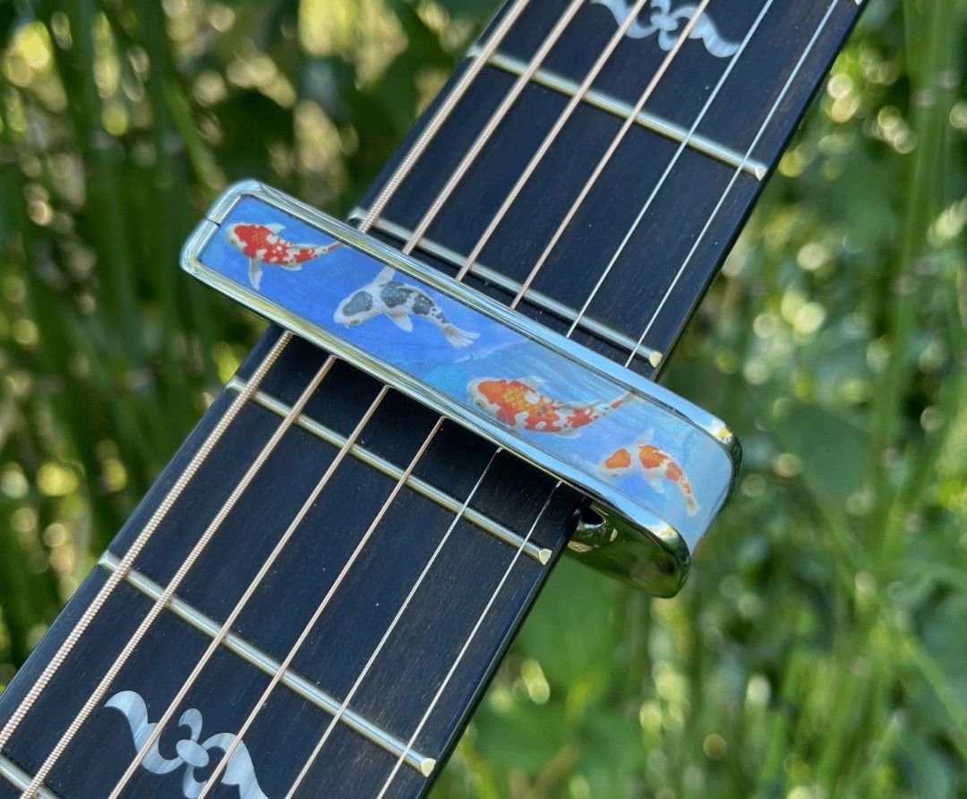 Thalia Capo Deluxe Series Koi Pond of Pearl Black Chrome