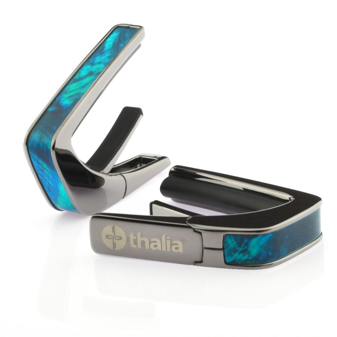Thalia Capo Teal Angel Wing Black Chrome