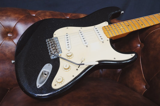 TMG Playa Series Dover Stratocaster Black Sparkle (Used)