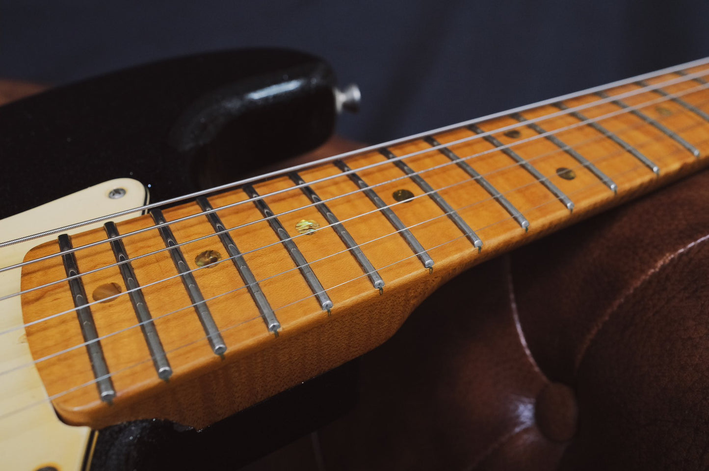 TMG Playa Series Dover Stratocaster Black Sparkle (Used)