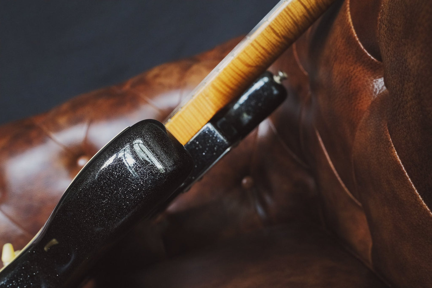 TMG Playa Series Dover Stratocaster Black Sparkle (Used)